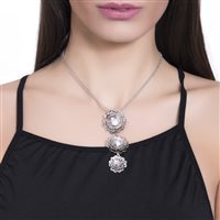 Motta Di Livenza - via Argine a Destra, 6 - Collana Boccadamo Donna Flora in Bronzo Cristallo XGR454 - XGR454